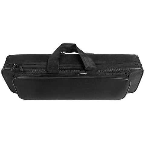Top view of Durable Fishing Rod Bag 600D Oxford Organizer for 45cm-60cm poles with front pocket and dual zippers