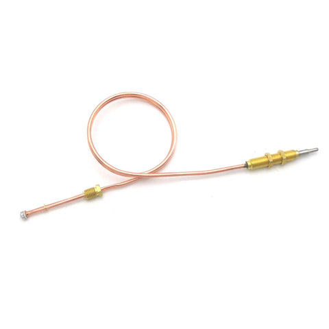 METER STAR propane grill thermocouple sensor with copper tubing, M8x1 threads, 24in length