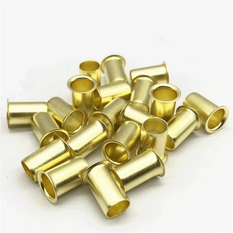 Heavy Duty Brass Sleeve Inserts 16-4mm For Nylon Tube With Oil Compression Fittings Set Of 50 Pieces Perfect For Plumbing Jobs And Pipe Extentions brass inserts
