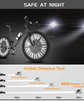 Must Have 96 Pack 360 Degree Visibility Spoke Reflectors For Mountain And Road Bikes Waterproof Clip On Reflective Lights