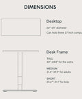 Dimensions of Crush Your Daily Desk Routine With This Height Adjustable Standing Desk Featuring Dual Motors Heavy Duty 3 Stage Lift.