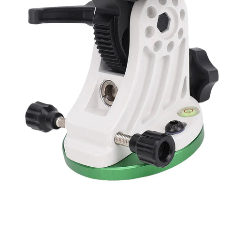 Latitude Adjustment Base For Sky Watcher Star Adventurer, 0 To 90 Degree Declination Tilt Base, Green and White, Close-up View