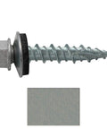 No Paint Metal Roofing Screws 1 Inch Long With Hex Washer Head Self Starting And Tapping, EPDM Washer, 1/4 Inch Hex Drive, 250 Screws Per Bag, Durable No Zinc Finish For Quick Install And Weatherproof Seal