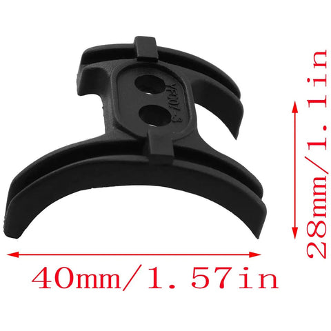 Set Of 2 Anti Friction Bike Cable Guides For Road Bikes Mount Under Bottom Bracket With Screws Low Friction Gear Cable Routing