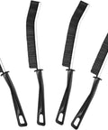 4 Pack Crevice Cleaning Brush Set With Hard Nylon Bristles For Tight Gaps In Bathroom, Kitchen, Sink And Windows.