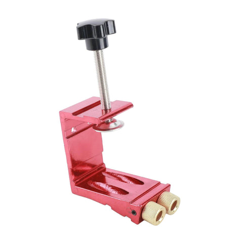 15 Degree Angled Hole Locator Jig For Woodworking, Pro Grade Drill Guide For Inclined Holes, Adjustable Dowel Drilling Positioner