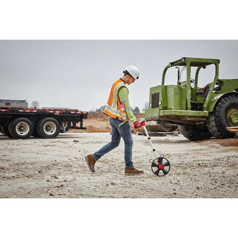 Hella Precise 12 Inch Digital Measuring Wheel With IP54 Rated Housing And Vivid Backlit Display Built Tough For Pros Who Gonna Nail Every Property Line Survey Across Any Terrain