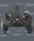 SU 35 Jet Style RC Airplane Ready To Fly 4CH Brushless Tail Motor controller with buttons and functions labelled