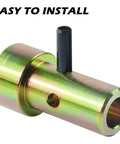 4 Pack CAT 1 Quick Hitch Bushings Kit With S07070200 Top Link Pin And S07090100 Lynch Pin For Category 1 3 Point Hitches And Tractors