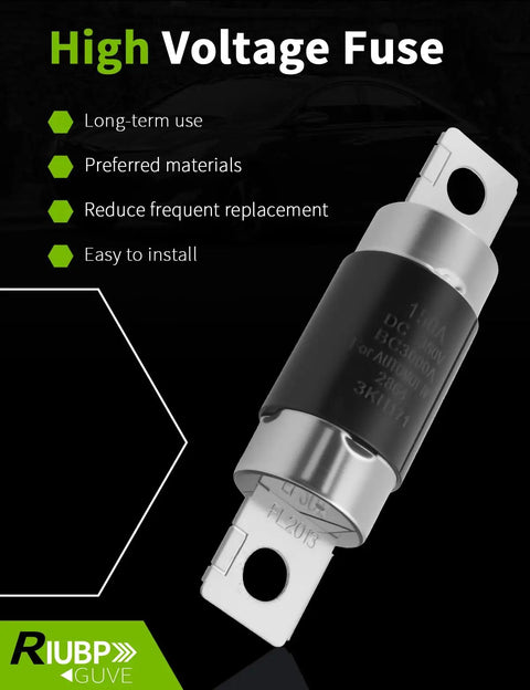Heavy Duty High Voltage Fuse Straight Bolt On Direct Replacement Fit For Hyundai Sonata Hybrid And Kia Optima Hybrid, protective design.