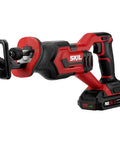4 Tool Power Kit With 20V Cordless Drill Driver Impact Driver Reciprocating Saw And LED Spotlight Includes Two 2Ah Batteries And Charger