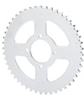 Heavy Duty High Strength Steel 420 48T Sprocket With 52mm Rear Chain Roller Kit For Electric Bicycle Go Kart Motorcycle And ATV Wear Resistant Replacement Part For Long Lasting Performance, front view