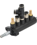 Five Way Aluminum Tire Changer Foot Pedal Valve Replacement for 36mm Hole Distance, close-up view