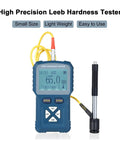 Badass Portable Digital Hardness Tester for Metals Heavy Duty Durometer with HLD HB HV HRA HRB HRC Readings Hi Res Screen features a small, lightweight design for easy use.