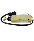 5-Port Directional Control Valve With 30mm Solenoid And Manual Override, brass steel construction for snow plows, trucks