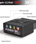 MC Plus Bluetooth OBD2 Car Diagnostic Scan Tool For iOS Android Windows With SW-CAN MS-CAN Protocol Support front view
