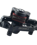 Close-up of Beefy Aluminum Alloy Disc Brake Caliper Control Unit for Rear Wheel 160mm Rotor Includes 2 Screws Heavy Duty Caliper.