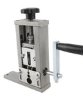 PowerUp Wire Stripping Machine For Cars And Trucks Easy Install Electric Manual Hand Crank Drill Powered Cable Peeler Tool close-up view