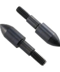 12 Pack 100 Grain Screw On Field Points For Archery Arrows Practice Bullet Tips For Crossbows And Compound Bows Black Five Sixteenth