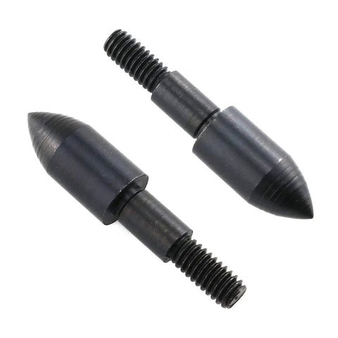 12 Pack 100 Grain Screw On Field Points For Archery Arrows Practice Bullet Tips For Crossbows And Compound Bows Black Five Sixteenth