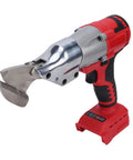 Banapoy Cordless Electric Metal Shears With 360 Degree Pivoting Head, Variable Speed Control And LED Light for cutting durable materials.