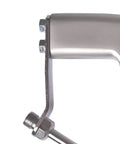 Professional Airless Paint Spray Gun Forged From Tough Aluminum And Equipped With A Blue 517 Tip For Flawless Finishes close-up of handle and fittings