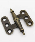 Top Notch Vintage Metal Cabinet Door Hinges, heavy duty iron with rustic finish, ideal for wardrobe and cupboard hardware.