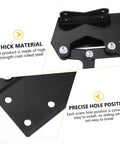 Detail of Heavy Duty Coffee Table Lifting Frame With Retractable Hydraulic Lifter showing thick cold rolled steel and precise hole positions.
