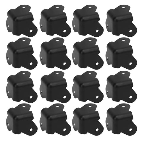 16 Piece Metal Corner Protectors Set Beefed Up Guards For Furniture Speakers Guitar Amps And More Black Built To Last Iron