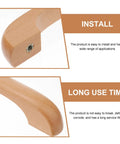 Close-up of Beech Wood Door Pulls showcasing installation and durability features, part of Beef Up Your Cabinets With Beech Wood Door Pulls