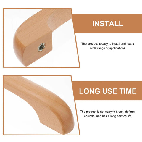 Close-up of Beech Wood Door Pulls showcasing installation and durability features, part of Beef Up Your Cabinets With Beech Wood Door Pulls