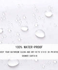 Close-up of waterproof polyester fabric with water droplets for Lightsaber Shower Curtain Neon Glow Lightning Theme For Video Game Fans Kids Teens Waterproof Polyester Curtain 72x72 With 12 Hooks Cool Black Decor Ready.
