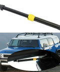 Heavy Duty Back Door Damper For Toyota Fj Cruiser 2007 To 2014 Rear Hatch Gas Shock Strut shown with yellow end and black body.