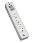 Pro Grade Hospital Surge Protector With Six Outlets Right Angle Plug Six Foot Cord 1050 Joule Protection For Medical Equipment And Network Gear NEMA 5 15PHG SPS606HGRA Ideal For Hospitals And Health Care Facilities