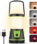 Beast Bright 3000 Lumen Rechargeable Lantern With 5 Light Modes, IP54 Waterproof, 7500mAh Battery, shown with USB-C cable