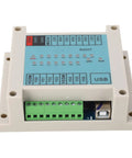 Top view of a Programmable Logic Controller PLC Position Switch for 12V to 24V Systems with visible circuit connections and USB port