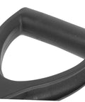 Close-up of black plastic handle for Garden Spade Handle Replacement For Shovel, Lightweight Portable And Durable Upgrade