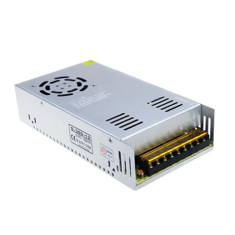 Beefy Workhorse Universal AC to DC Power Supply 12V 30A 360W Regulated Output with Three Channels, adjustable 15% silver unit