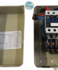 Electric Motor Starter Control With 5 HP Capacity Single Phase 220 240V Adjustable Overload 22 To 34 Amps Steel Housing View