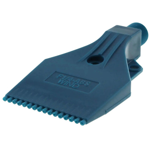 Blue Wind Jet Nozzle For Industrial Air Blowers With Quarter Inch BSPT Male Threads Three Holes ABS Construction Low Noise Design