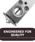 Car AC Expansion Valve Metal Valve For Automotive Air Conditioning System Universal Fit For Lexus, Toyota, Silver, close-up