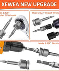 Premium Anu Limen Screw Extractor Set Kills Stripped Broken Bolts Easy! 9 Piece 3/8 Drive Chrome Moly Killer Kit For Damaged Studs And Threads, 3/8" and 1/2" drill use