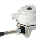 Manual Sanitation Pump For Bulkhead Mount On Boat, Delivers Up To 17 GPM, Ideal For Toilet Flush Or Holding Tank Pump Out, Rugged Marine Black