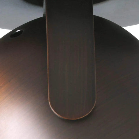 Close-up of the Urban Bronze finish on One-Light Roundback Track Lighting Fixture With Adjustable Head For Indoor Ceiling And Wall Sconce.
