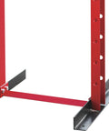 Base section of 12-Ton Hydraulic Shop Press With Heavy-Duty H-Frame All-Steel Construction Lead-Free Rust-Resistant Finish