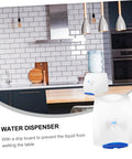 Compact Desktop Cold Water Dispenser With Easy Press Button Operation on a kitchen counter, space-saving design