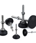 Adjustable Lathe Leg Set 60mm Diameter Threaded Leveling Feet With Swivel Base Articulating Legs For Safer Stable Setup