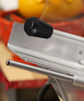 Revolving Handle Grip Set Phenolic Tapered Handles With Brass Insert 2Pcs M6x1mm installed on industrial machinery