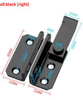 Heavy Duty Flip Latch For Gates And Cabinets, Safe Slide Bolt Lock For Barn, Pet Cage, Garden, Wood Fence, Garage, Black Finish