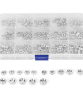 Pro Grade Self Clinching Nuts Kit With M2 M3 M4 M5 Stainless Steel Press Fit Fasteners And Broaching Tool in storage case
